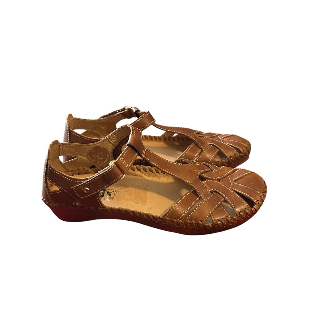 Pikolinos Mary Jane Ankle Strap Leather Sandals Size 36 US Size 5.5 - 6 Boho